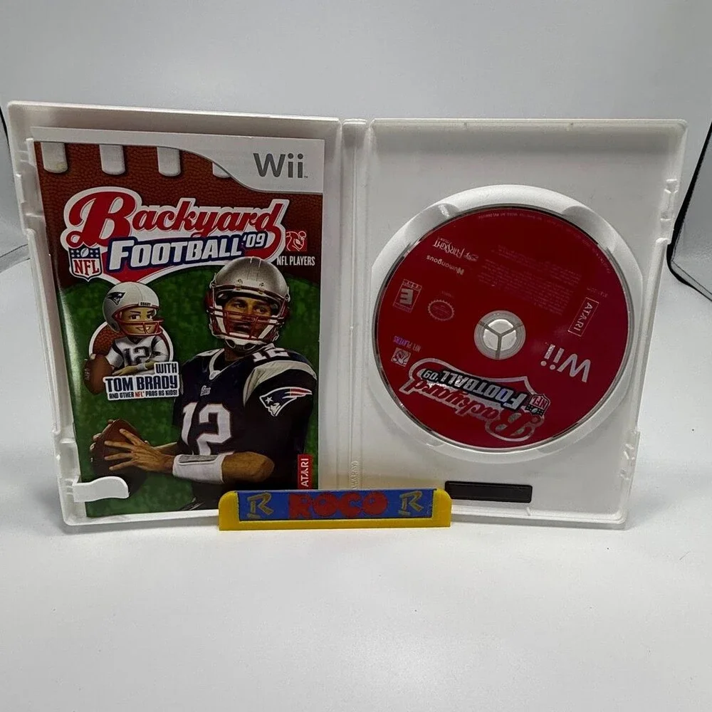 Backyard Football '09 Wii (Nintendo Wii, 2008) Complete W/ Manual